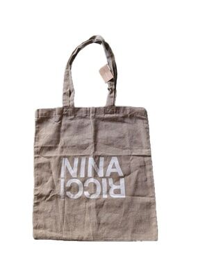 nina ricci beige tote shopping bag NWT